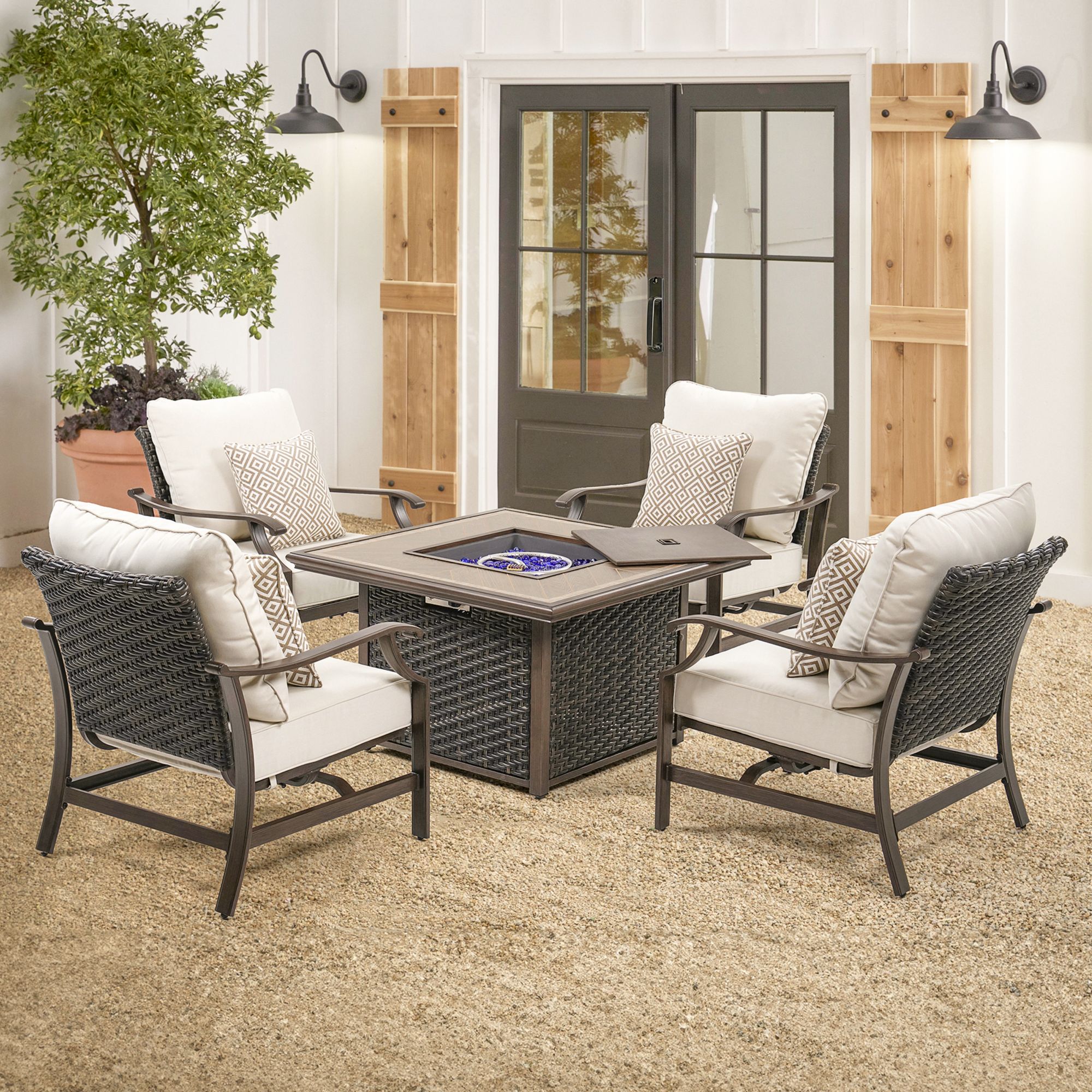 Berkley Jensen Portsmouth 5 Pc. Fire Chat Set