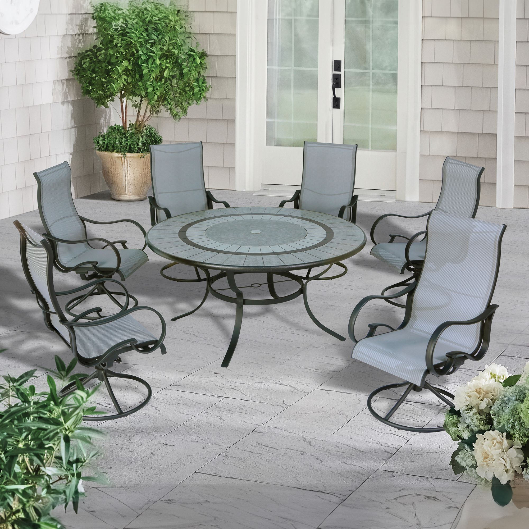 Berkley jensen rowley sling best sale dining set