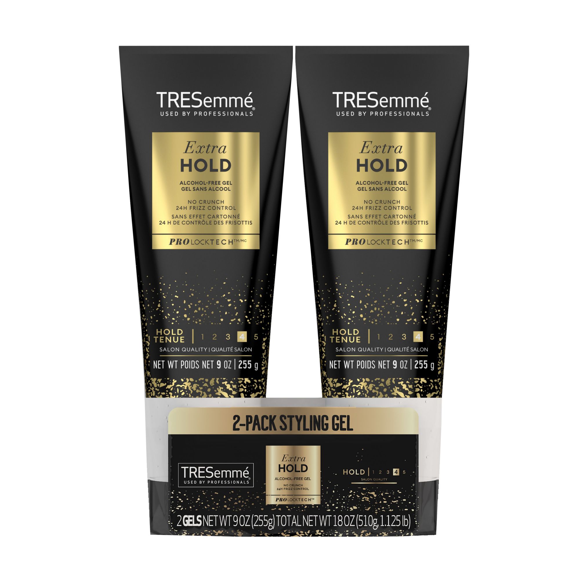 TRESemme Extra Hold Hair Gel Alcohol-Free for 24-Hour Frizz Control, 2 pk./9 oz.