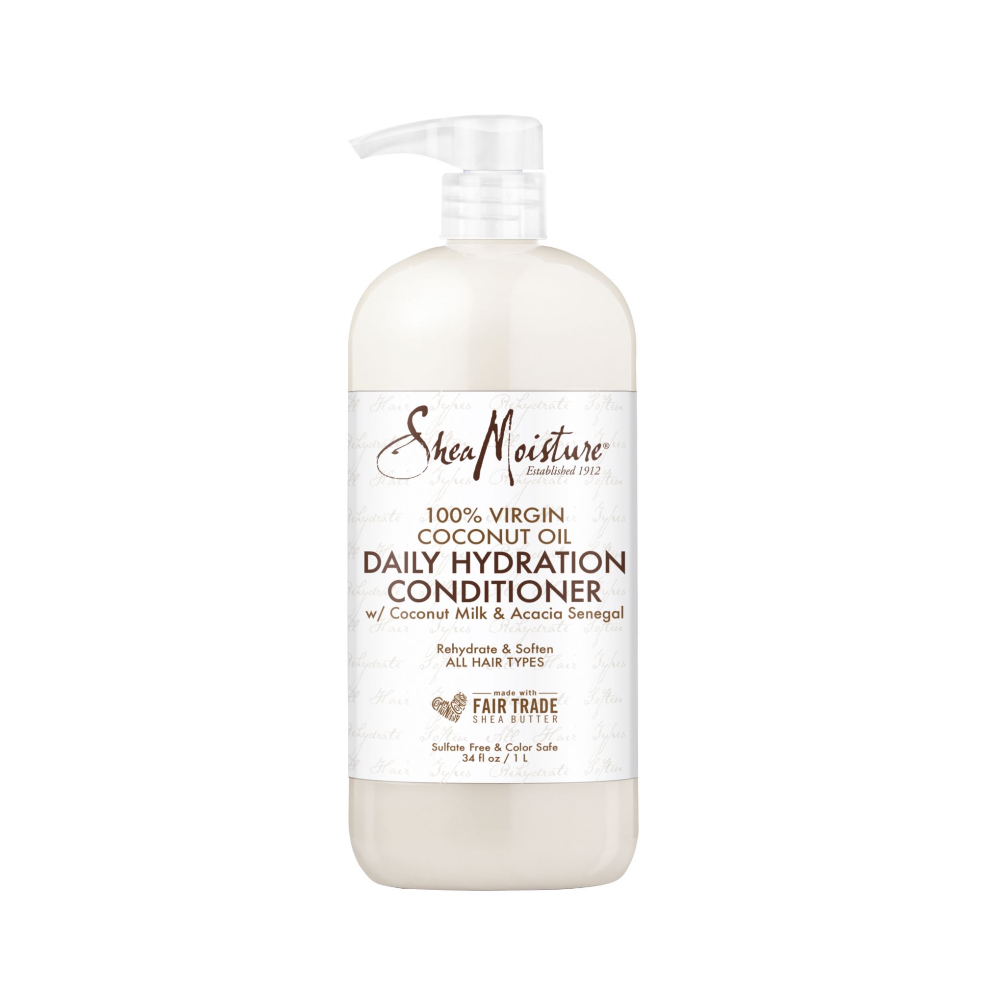SheaMoisture Daily Hydration Conditioner for All Hair Types, Sulfate-Free, 34 oz.