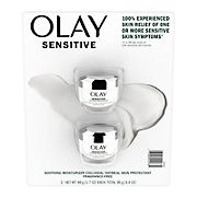 Olay Soothing Sensitive Face Moisturizer Cream, 2 pk./1.7 oz.