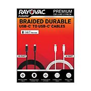 Rayovac USB-C Cables, 2 pk.