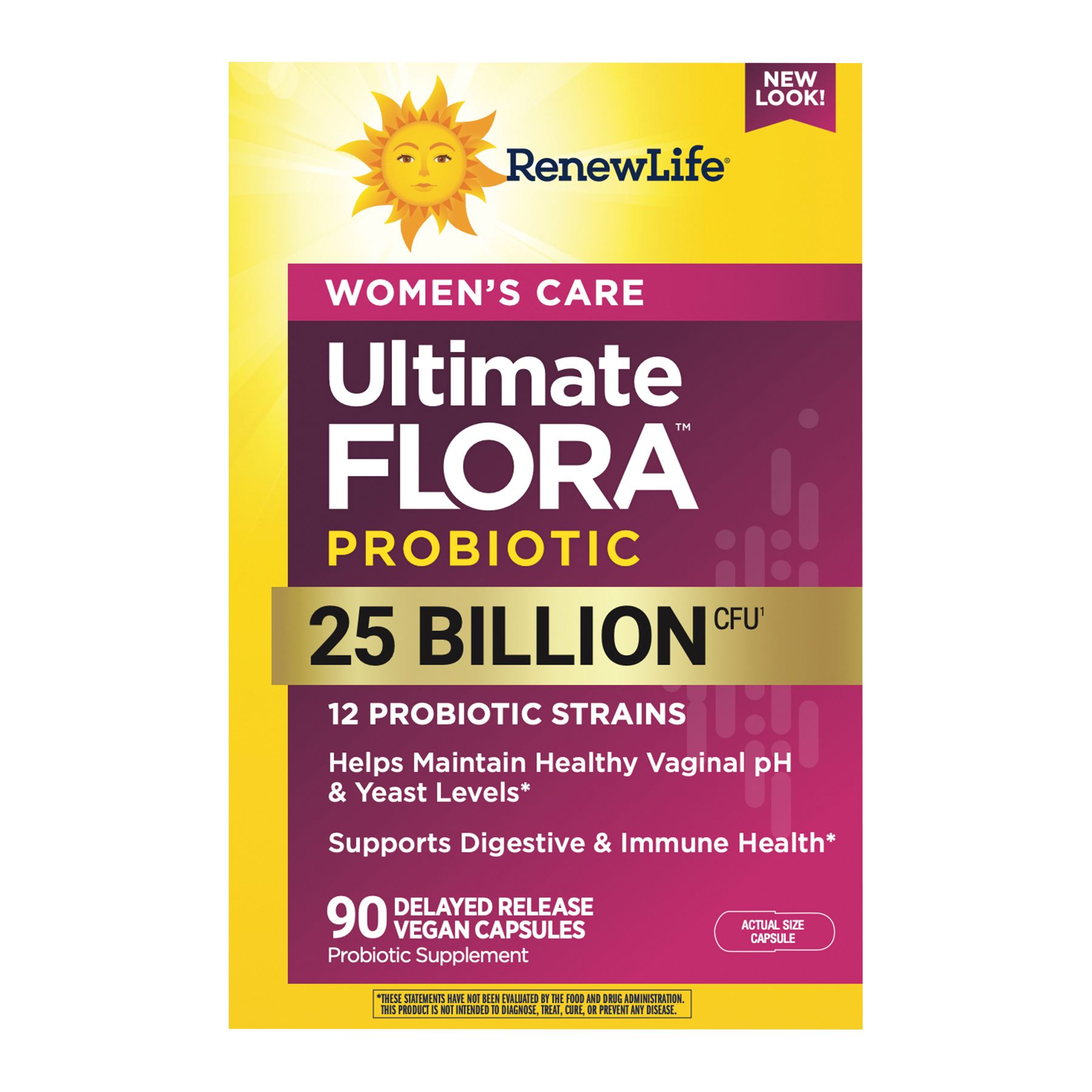 Renew Life Ultimate Flora Women's Care Probiotic, 25 Billion CFU, 90 ct.