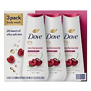 Dove Body Wash Revitalizante Cherry & Chia Milk, 3 ct./23 oz.