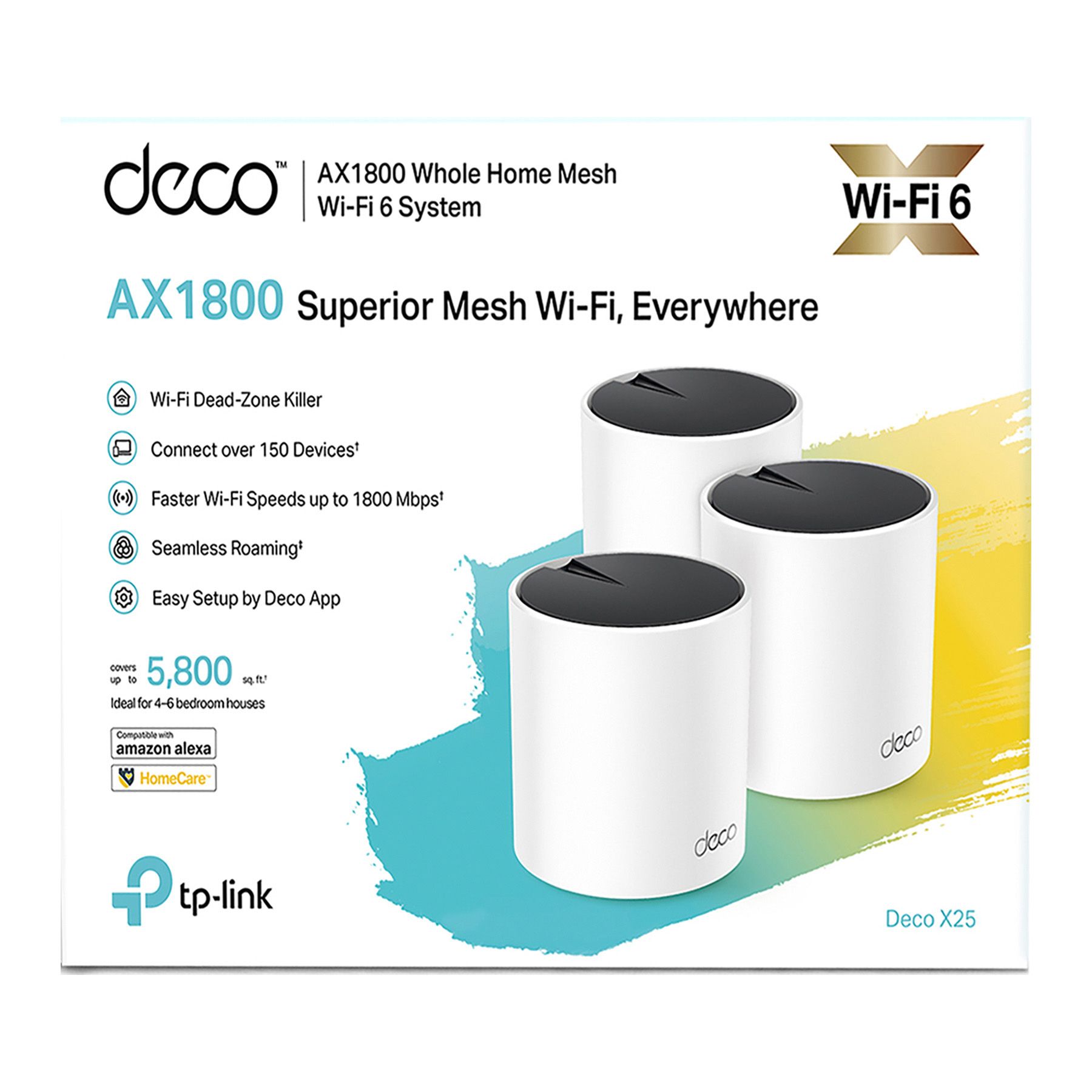 SISTEMA WI-FI MESH DECO M4 (3-PACK) - AC1200 TP-LINK / WHITE - NANOTECH  MARKET