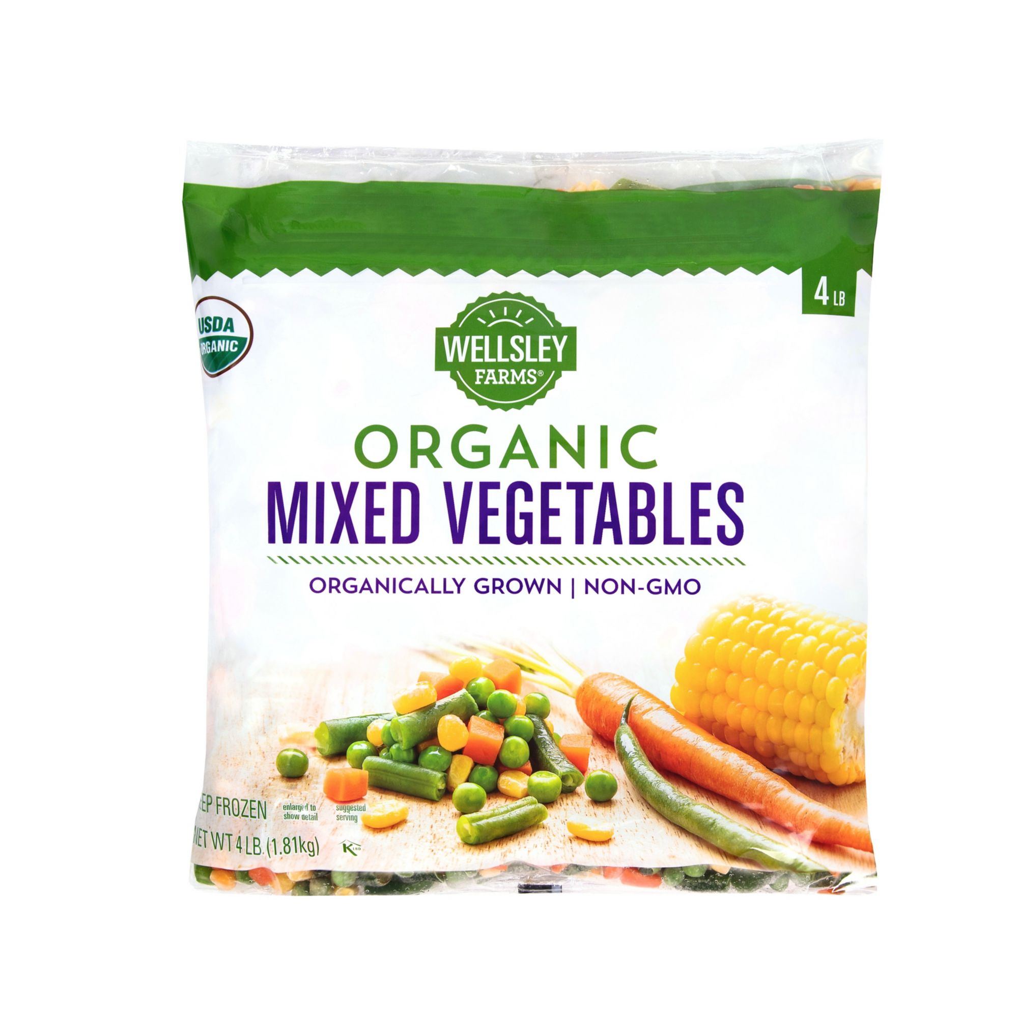 Wellsley Farms Organic Mixed Vegetables, 4 lbs.