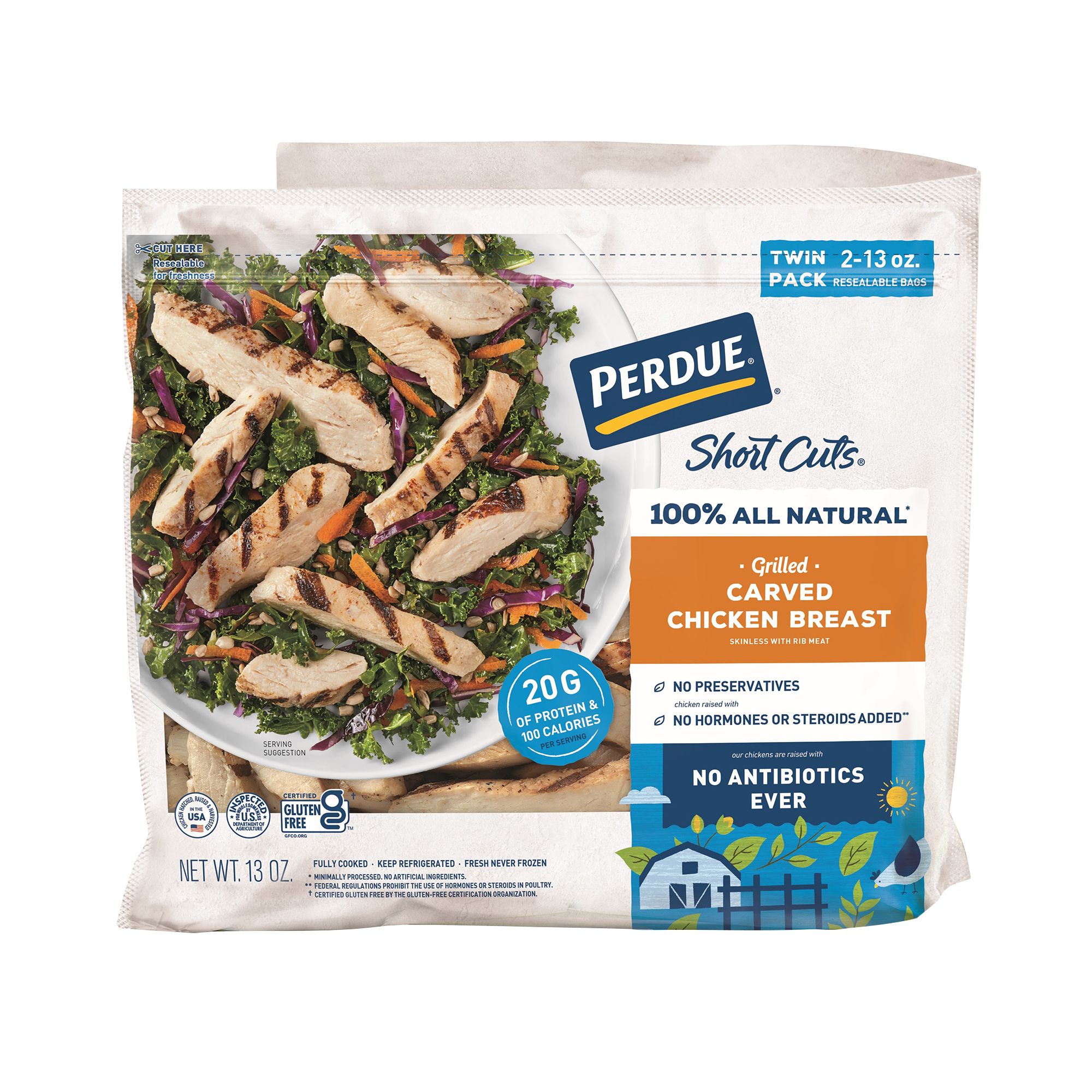 PERDUE® SHORT CUTS® Grilled Chicken Strips, 4246