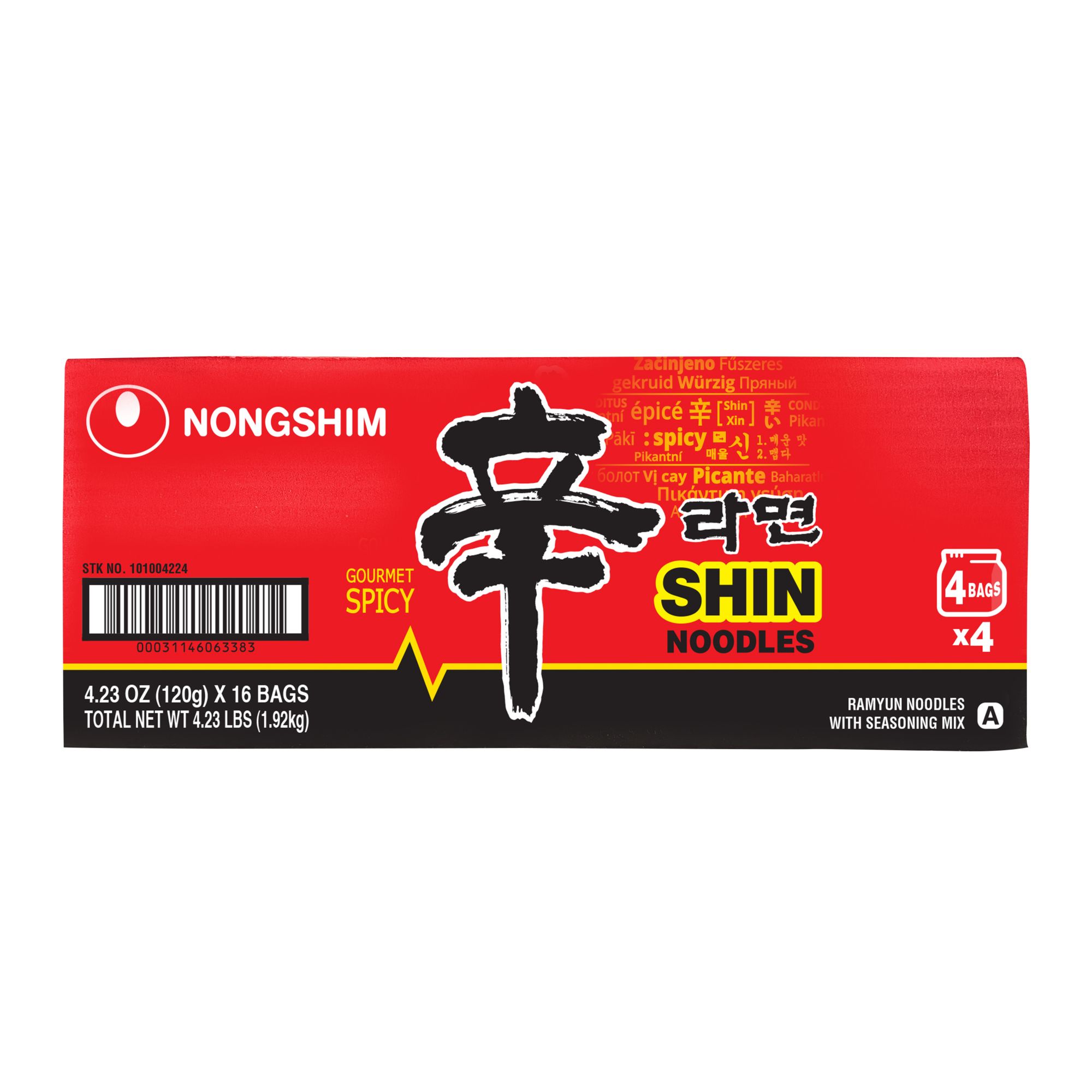 Nong Shim Ramyun Noodle Soup, 16 pk./4.2 oz.