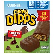 Quaker Chewy Dipps Chocolate Chip Granola Bars, 34 pk./1.09 oz.