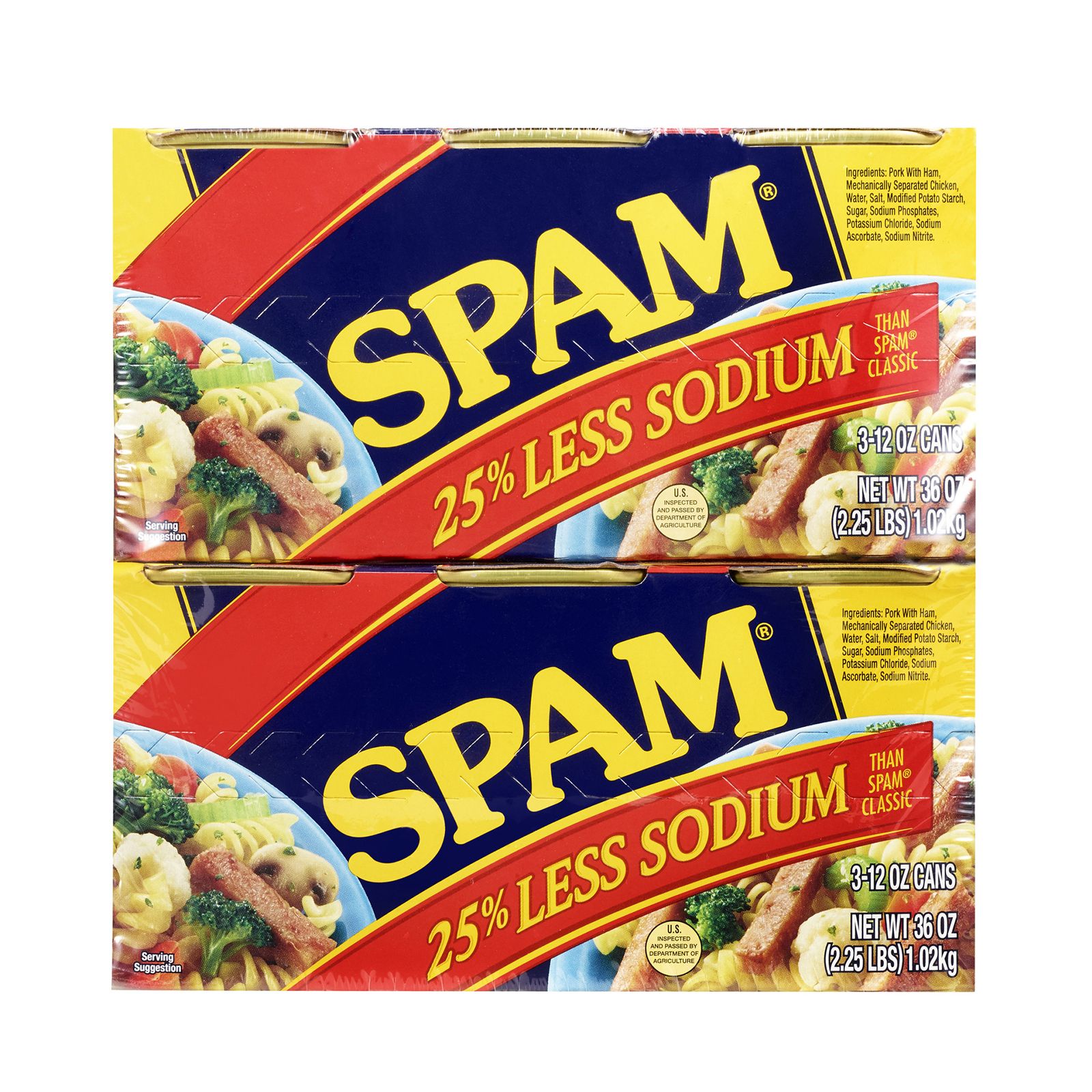 Hormel Spam with 25% Less Sodium, 6 pk./12 oz.