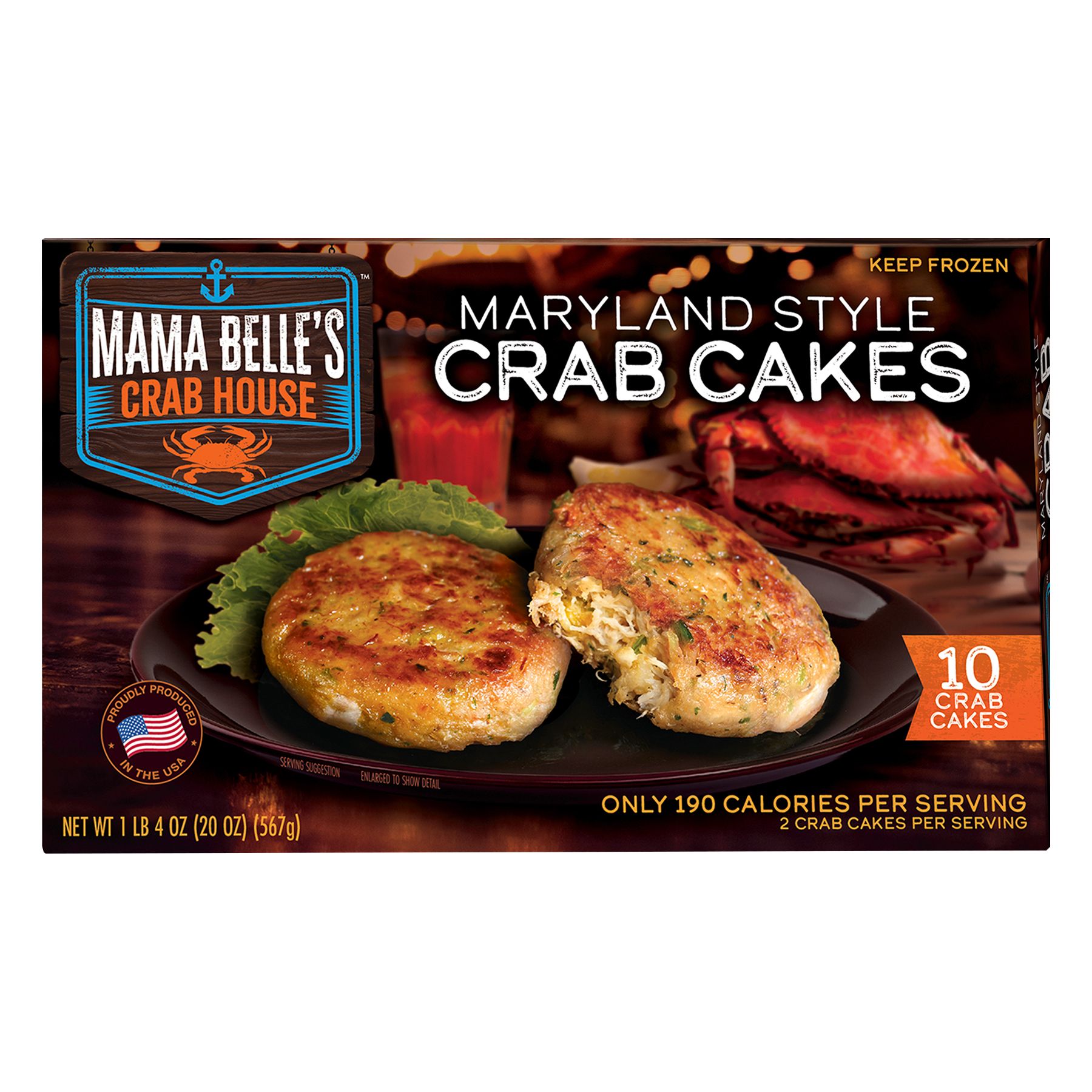 Mama Belle's Maryland Style Crab Cakes, 10 ct.