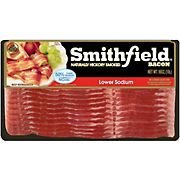 Smithfield Low Sodium Bacon, Naturally Hickory Smoked, 3 pk./16 oz.