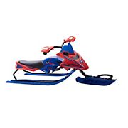 Machrus Frost Rush Snow Bike Sled for Kids, Blue/Red
