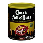Chock Full O'Nuts Original Medium Roast Ground Coffee, 42.5 oz.