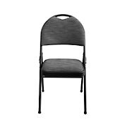 Berkley Jensen Metal Folding Chair - Black
