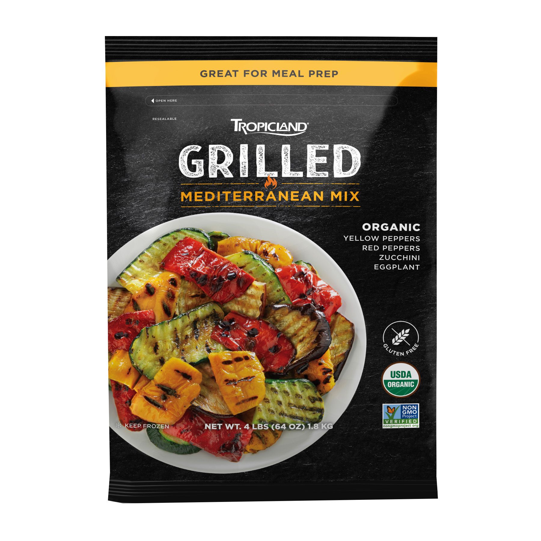 Tropicland Grilled Organic Mediterranean Vegetables, 4 lbs.