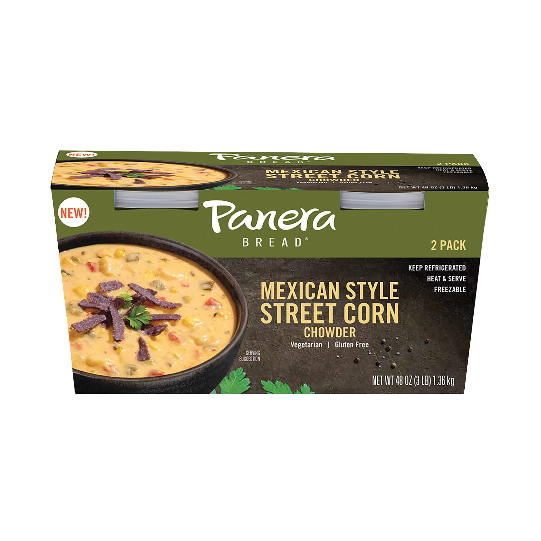 Panera Bread Mexican Style Street Corn Chowder, 48oz.