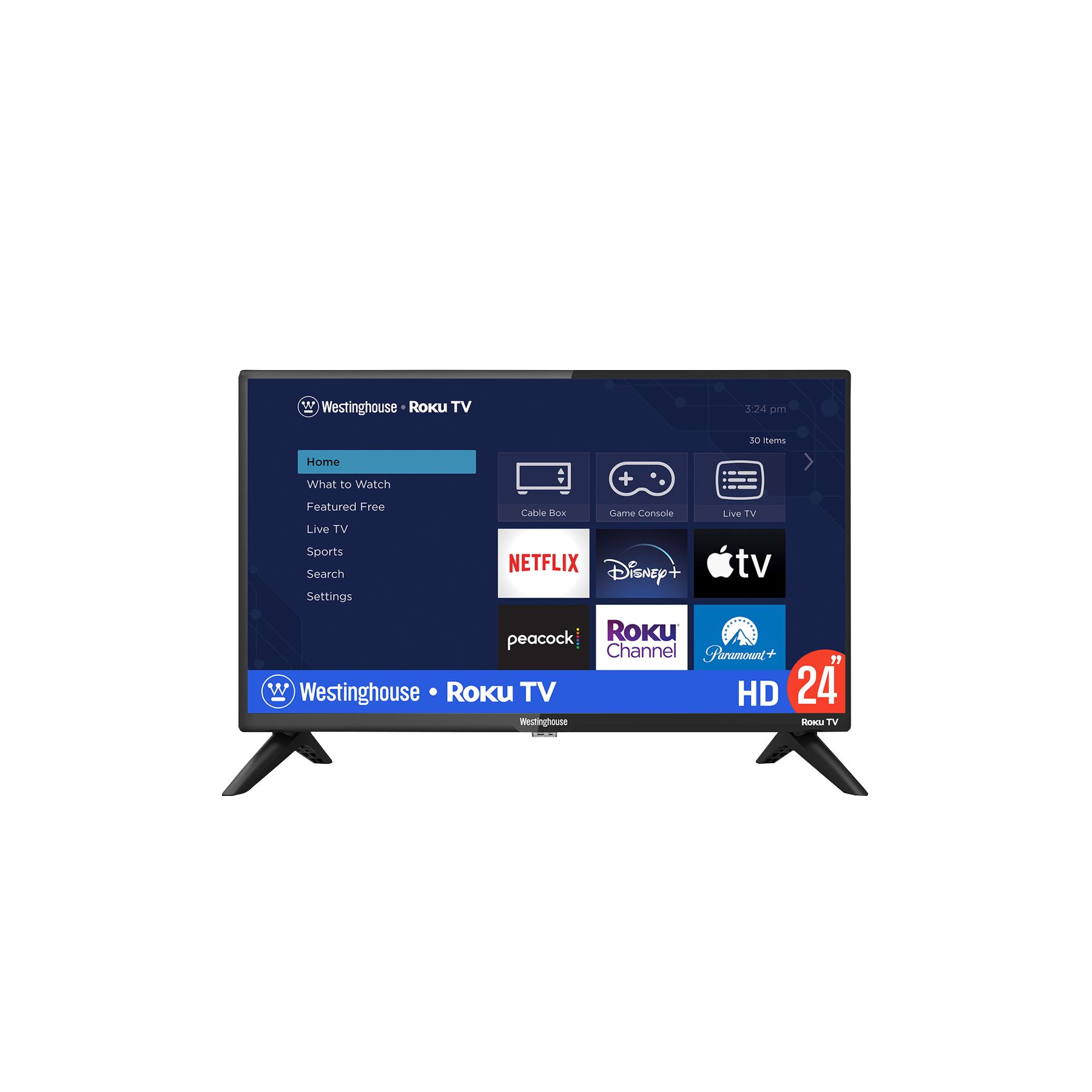 Westinghouse 24&quot; Roku TV with 2-Year Coverage