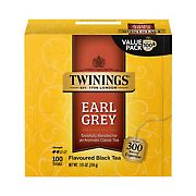 Twinings Earl Grey Black Tea Individually Wrapped Tea Bags, 100 ct.