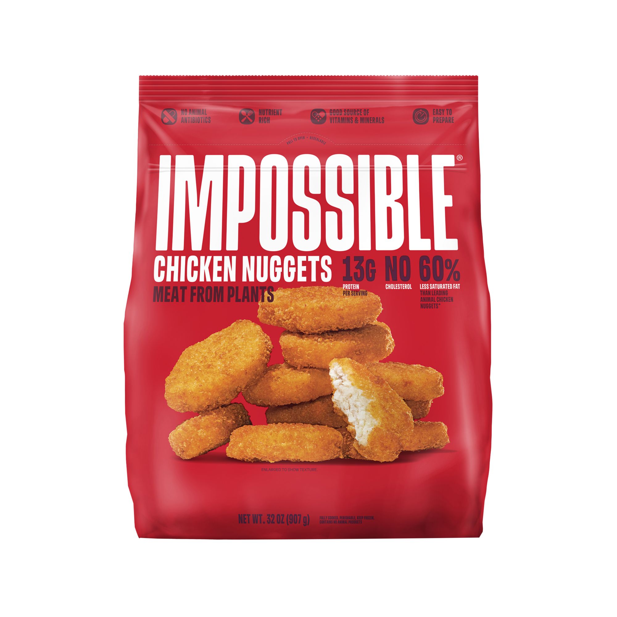 Impossible Plant-Based Chicken Nuggets, 2 lbs.