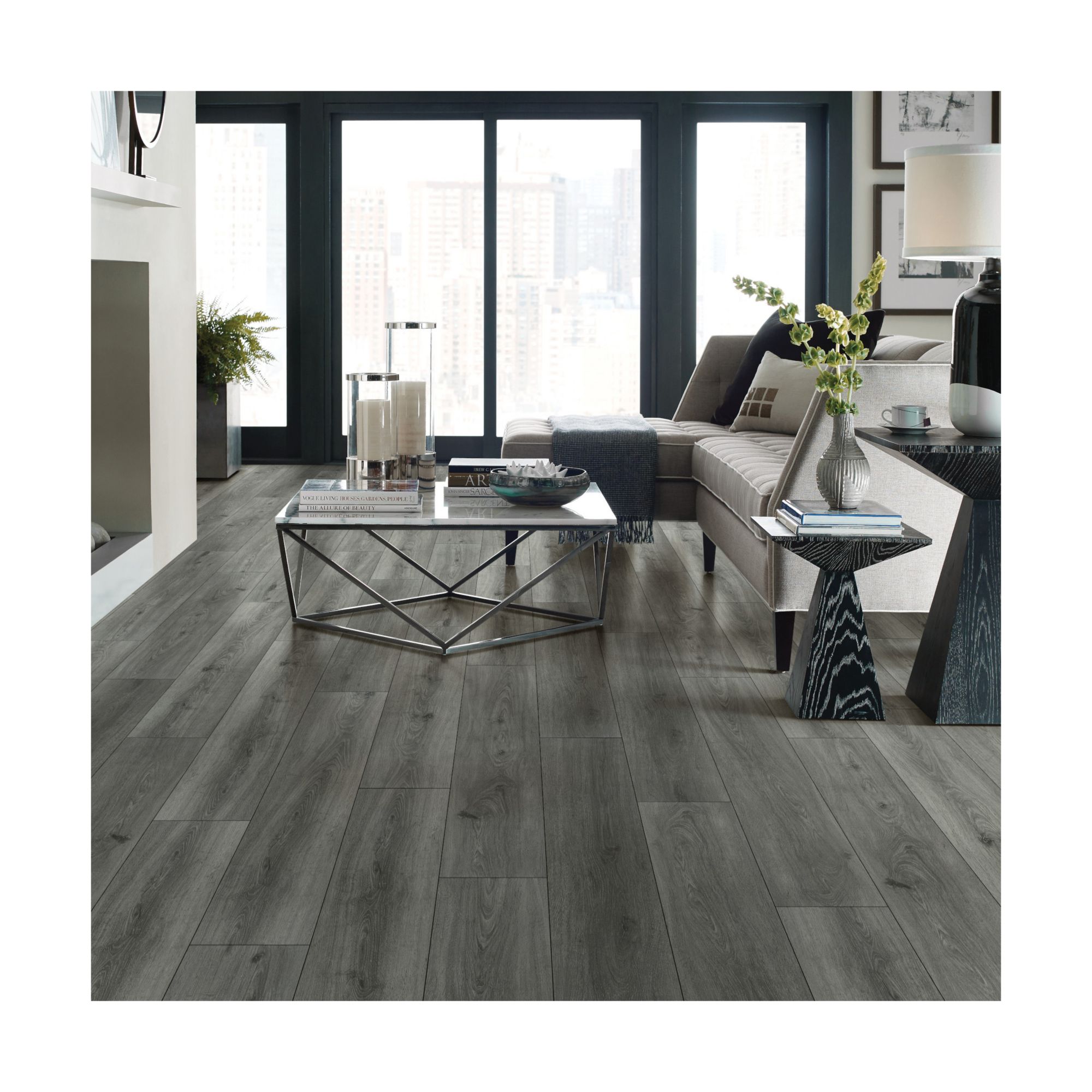 Shaw Floors Pigeon Cove Vinyl Plank Flooring, 8 ct. - Dark Oak $3.97/sq. ft.