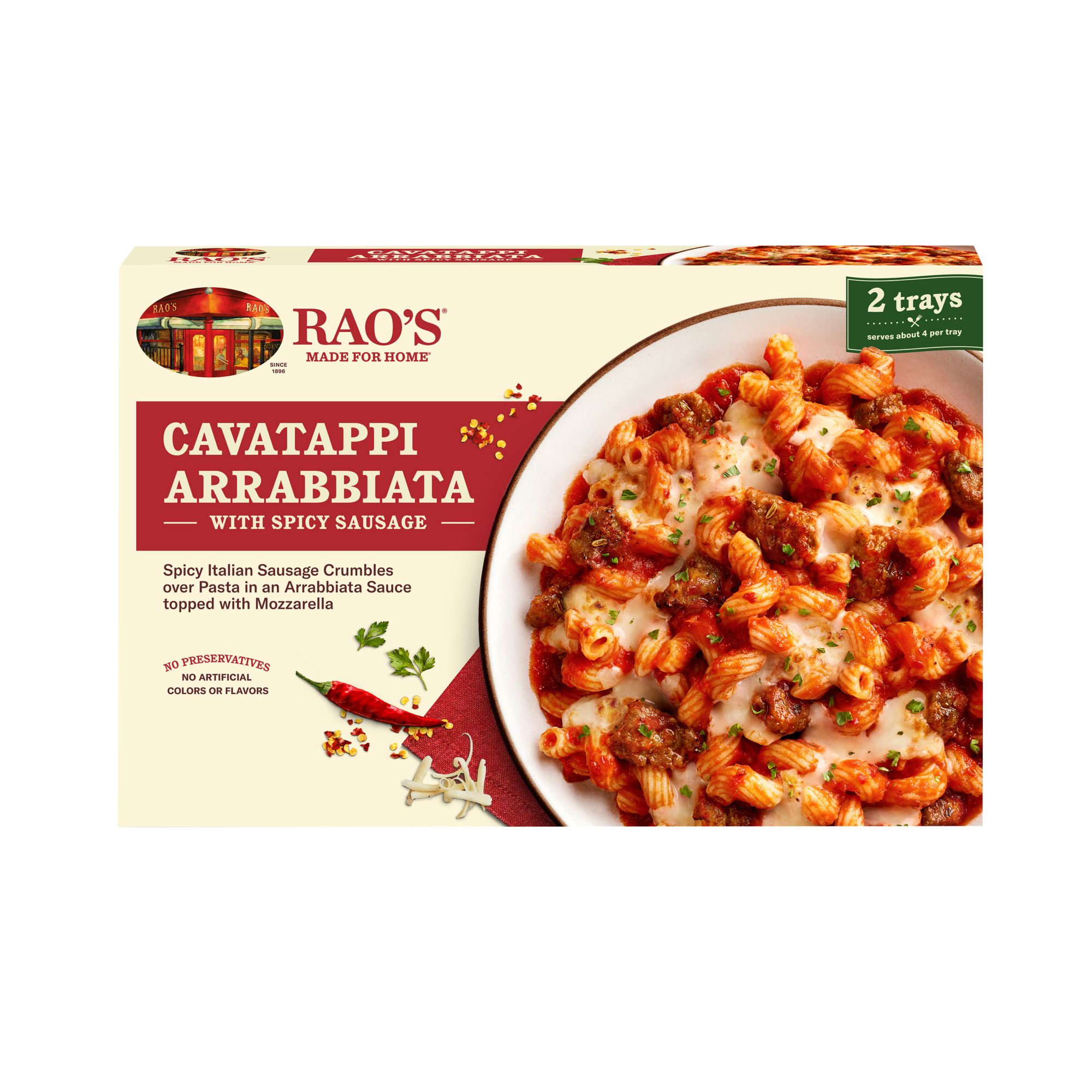 Rao's Cavatappi Arrabbiata with Spicy Sausage, 2 pk./32 oz.