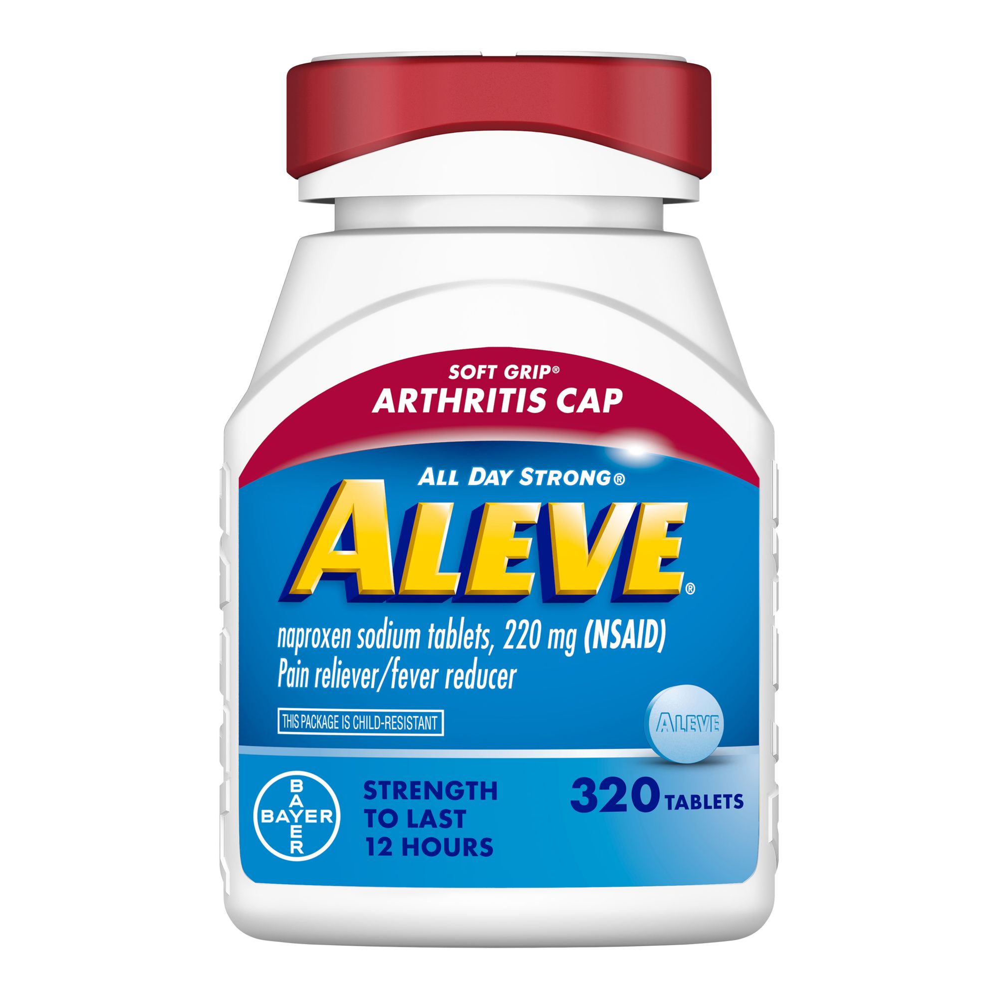 Aleve Pain Reliever with Arthritis Cap, 320 ct.