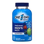 One A Day Men's VitaCraves Multivitamin Gummies, 230 ct.