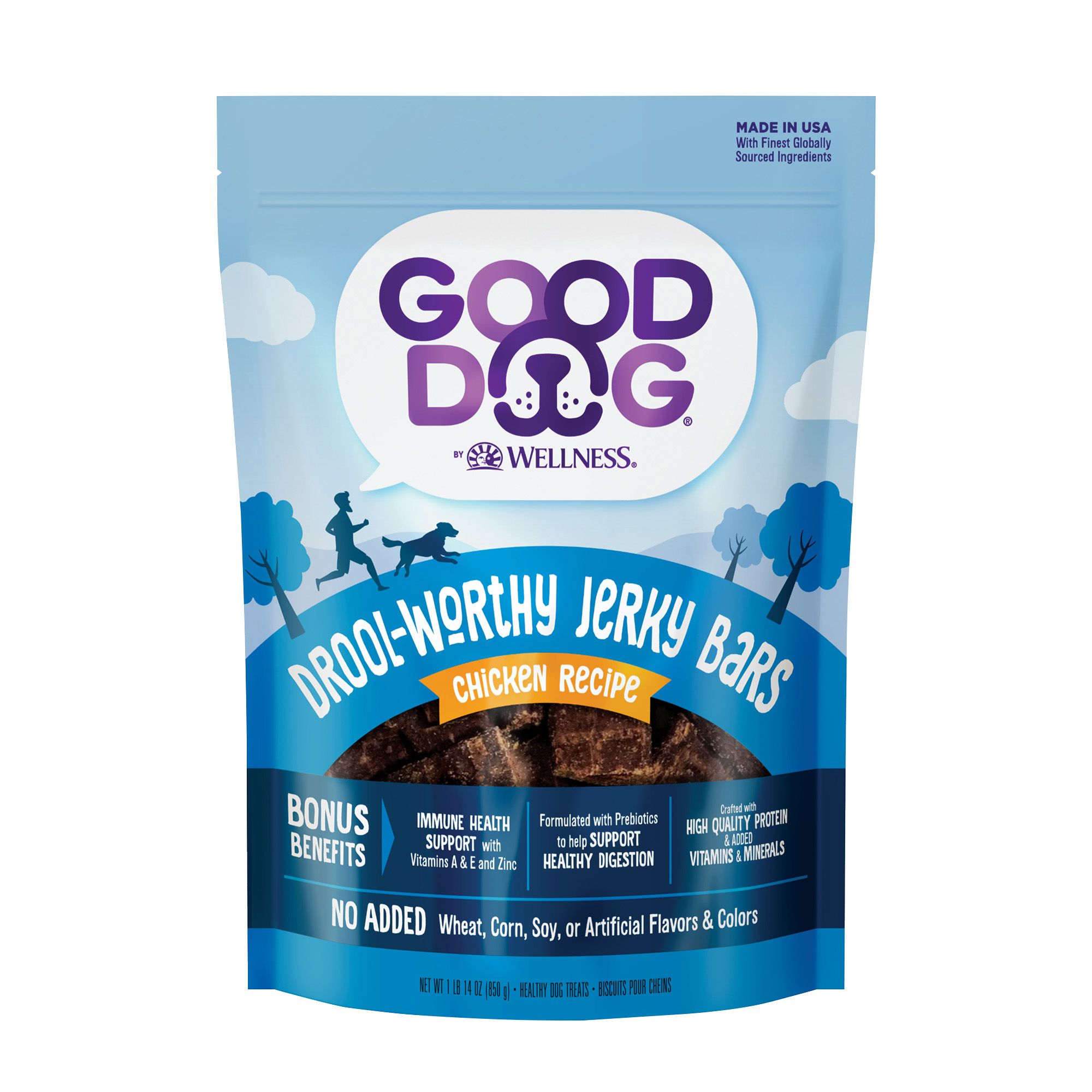 Wellness Good Dog Jerkey Bars, 30 oz.