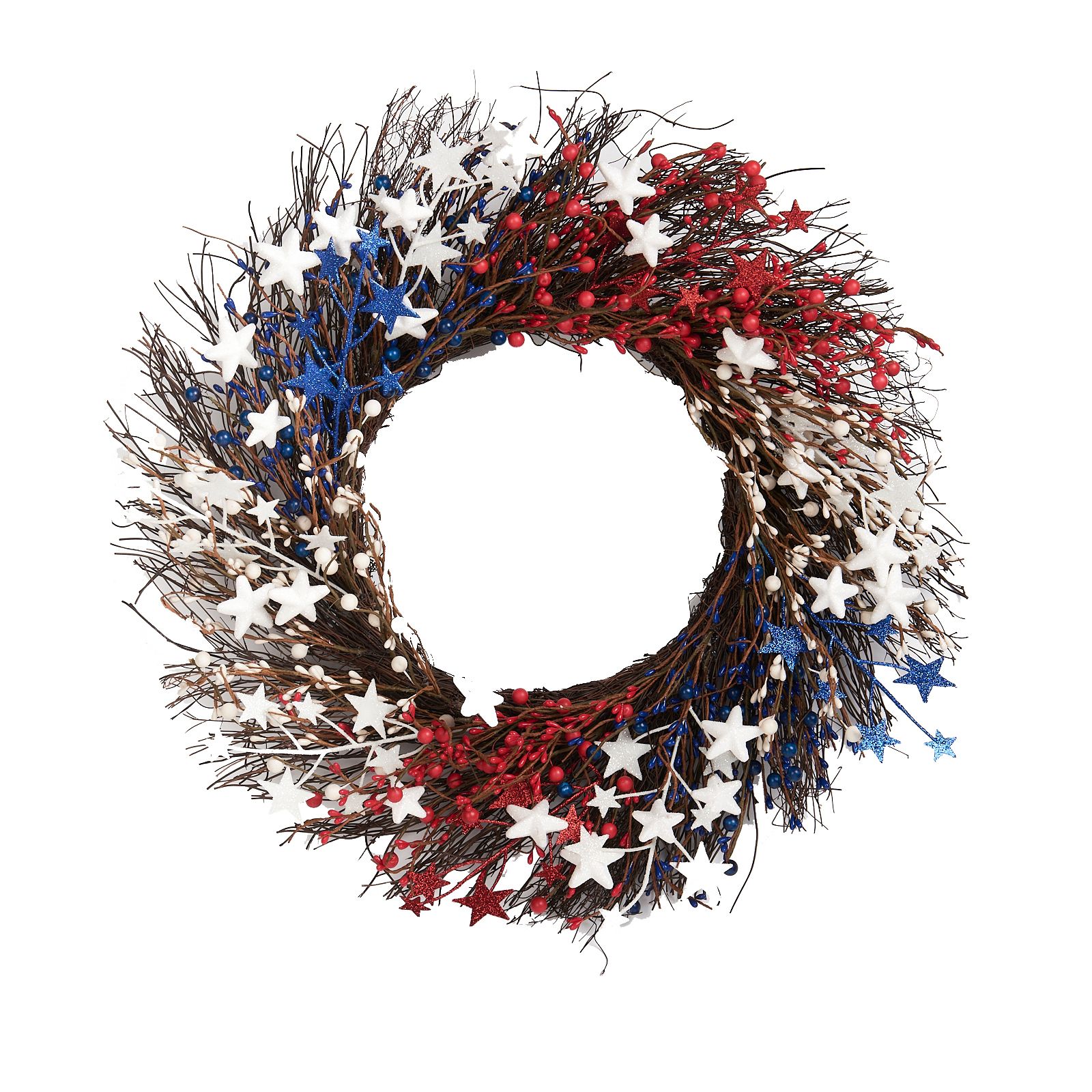 Berkley Jensen 24&quot; Independence Day Fashion Wreath