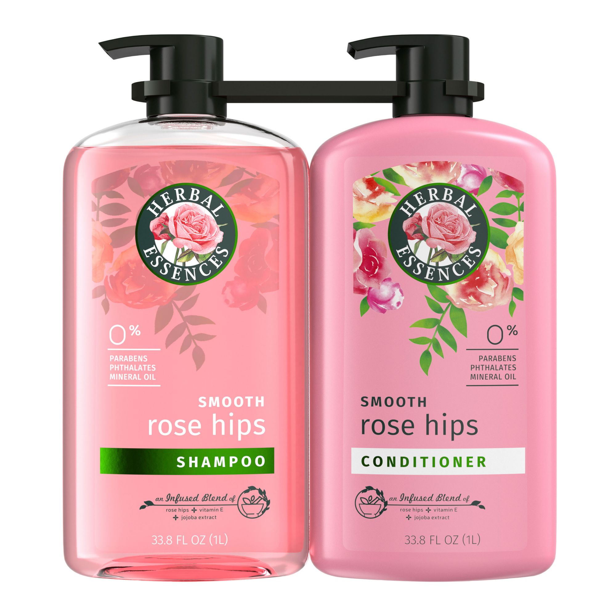 Herbal Essensces Classics Smooth Rose Hips Shampoo and Conditioner, 2 pk./33.8 oz.