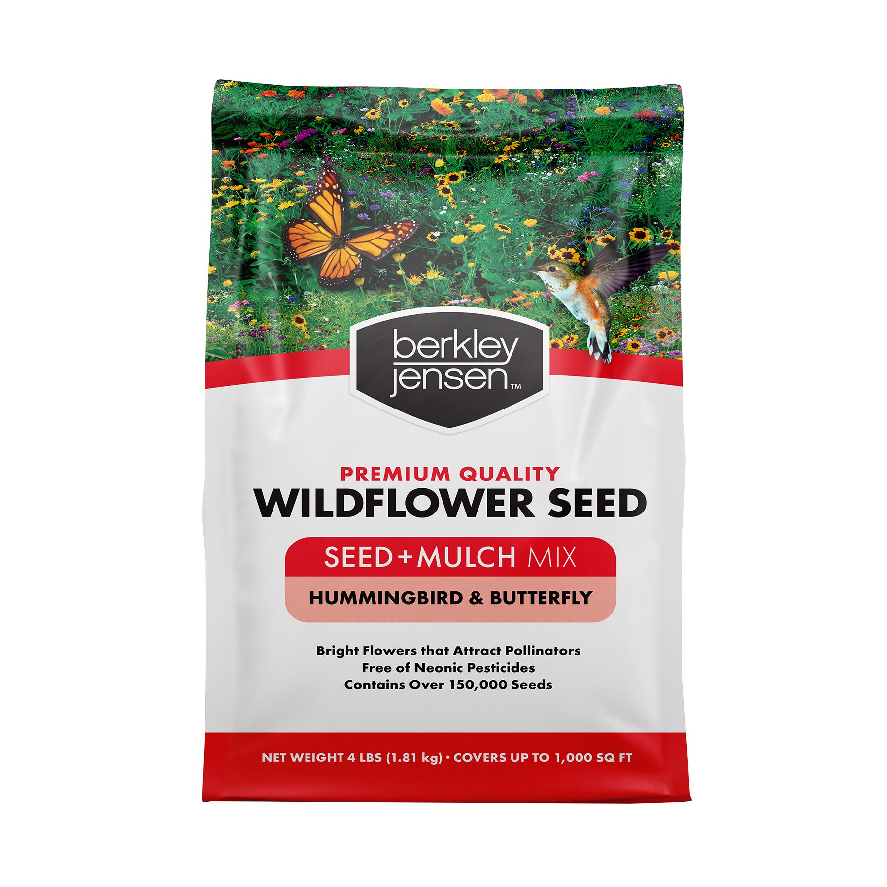 Berkley Jensen Wildflower Seed and Mulch All in One, 4 lbs.