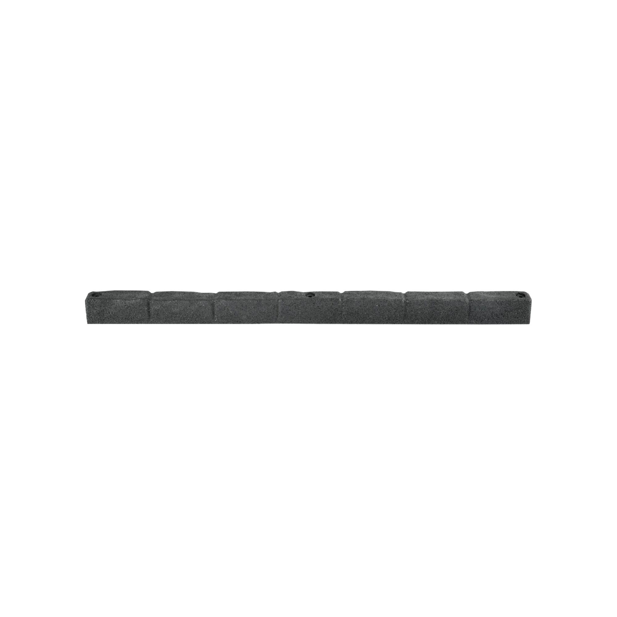 GroundSmart Gray Rubber Cobblestone Edgers, 2 pk.