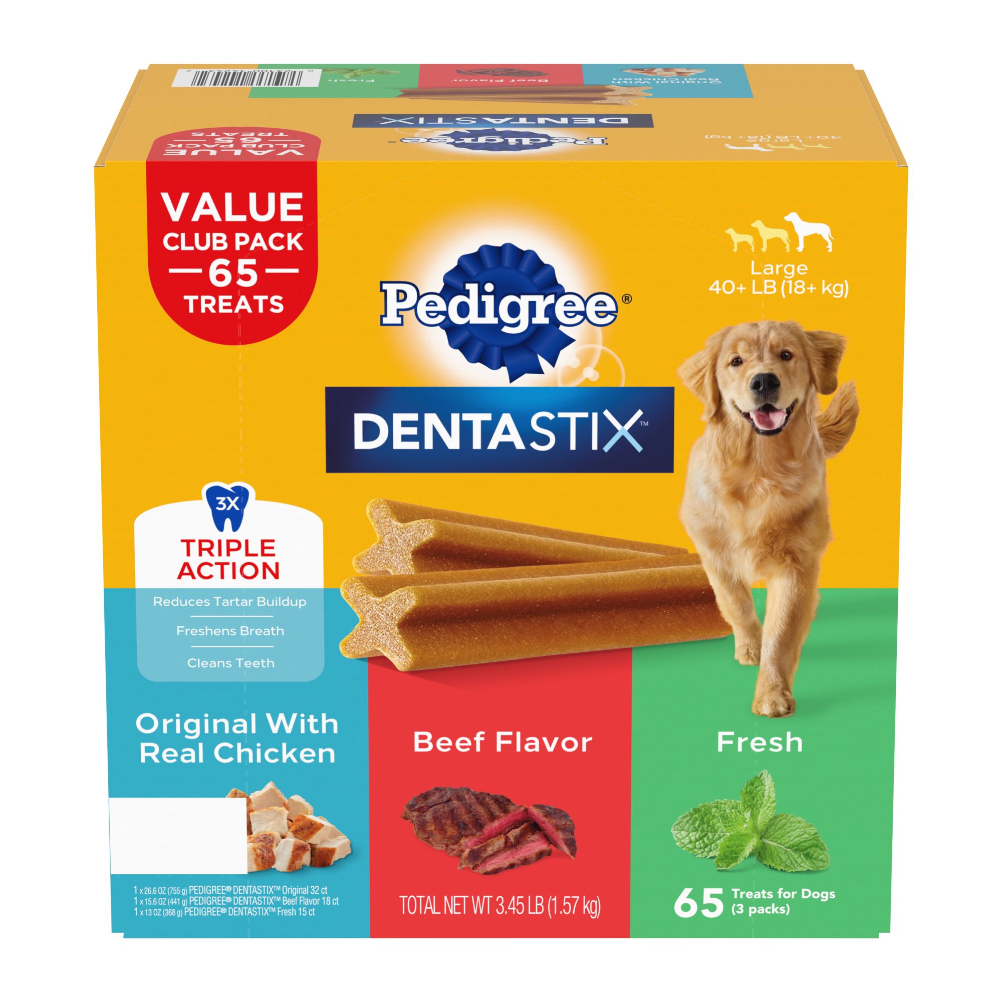 Pedigree Dentastix 65 ct. Multipack BJ s Wholesale Club