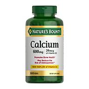 Nature's Bounty Calcium + D3 Tablets, 500 ct.