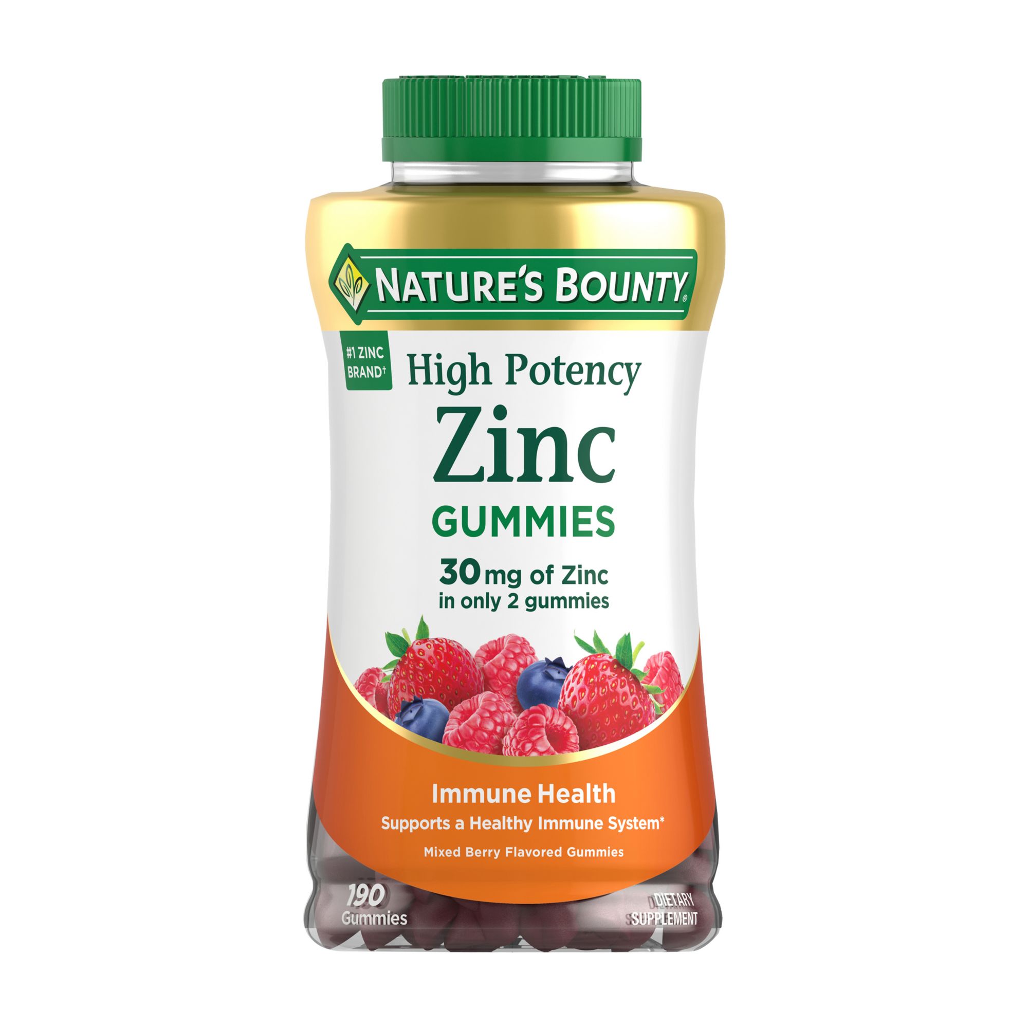 Nature's Bounty Zinc Gummy, 190 ct.