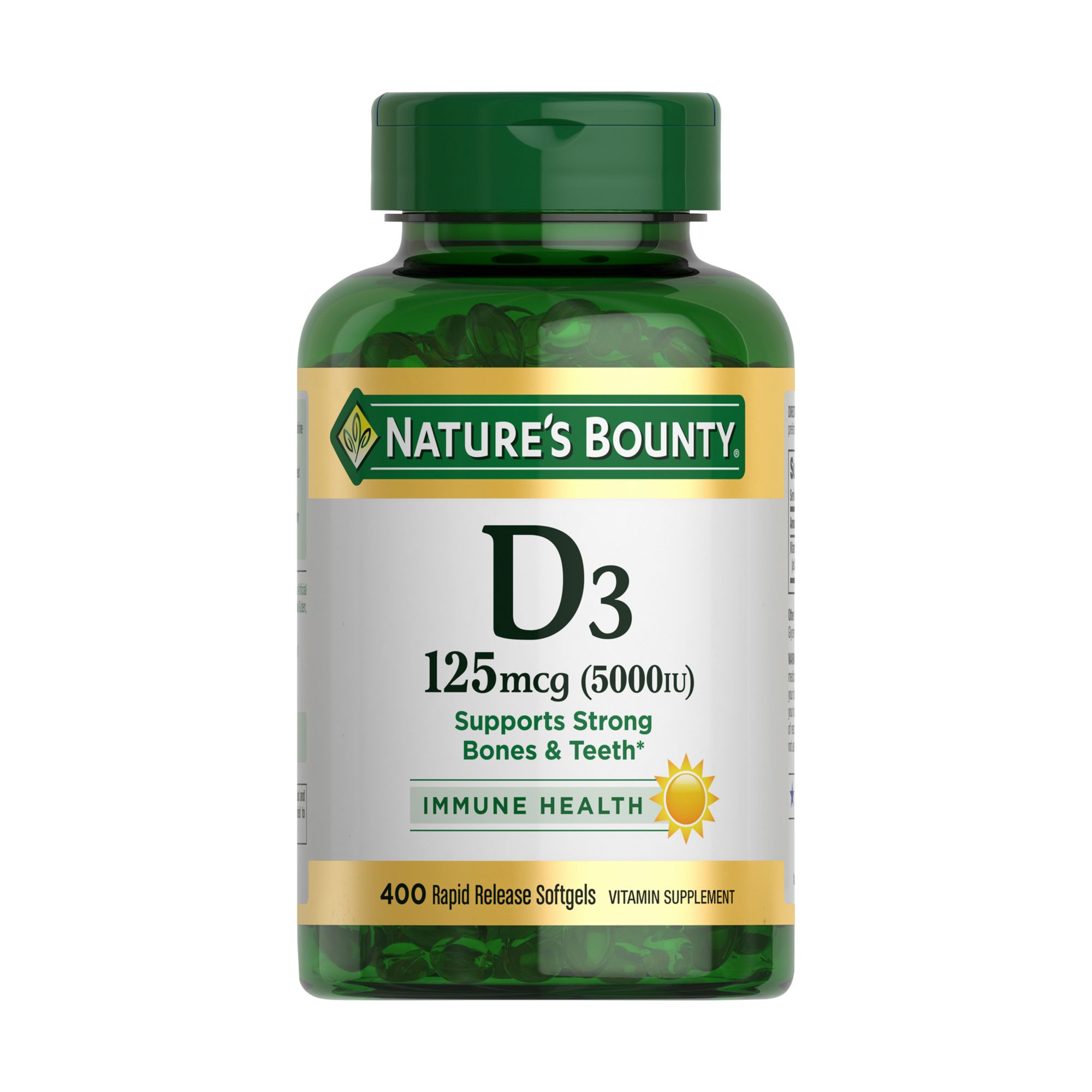 Nature's Bounty D3 5000 IU Rapid Release, 400 ct.