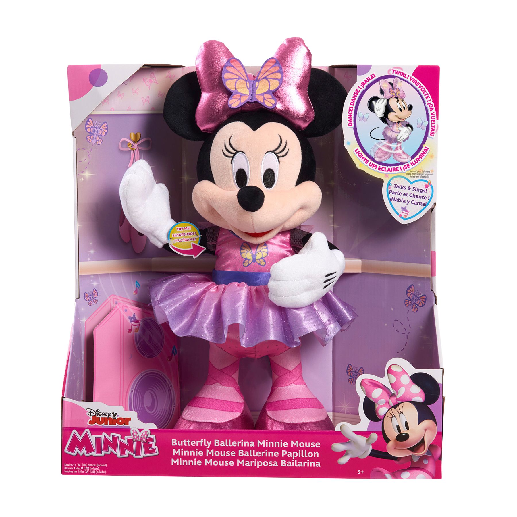 Disney Junior Minnie Mouse Sing & Dance Butterfly Ballerina