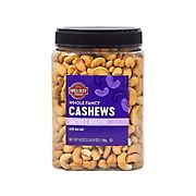 Wellsley Farms Whole Fancy Roasted Salted Cashews, 42 oz.