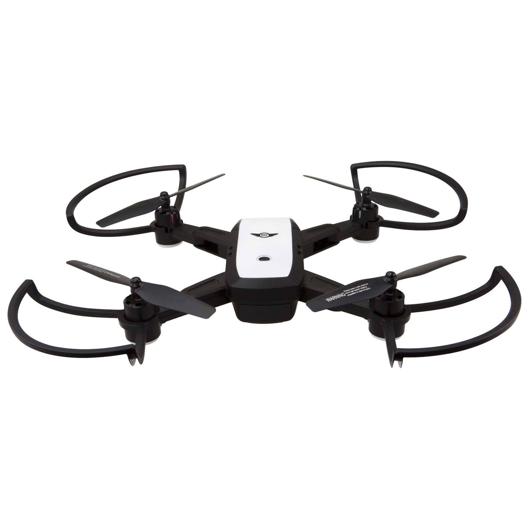 SkyRider Raven 2 Foldable Drone with GPS and Wi-Fi Camera - Black