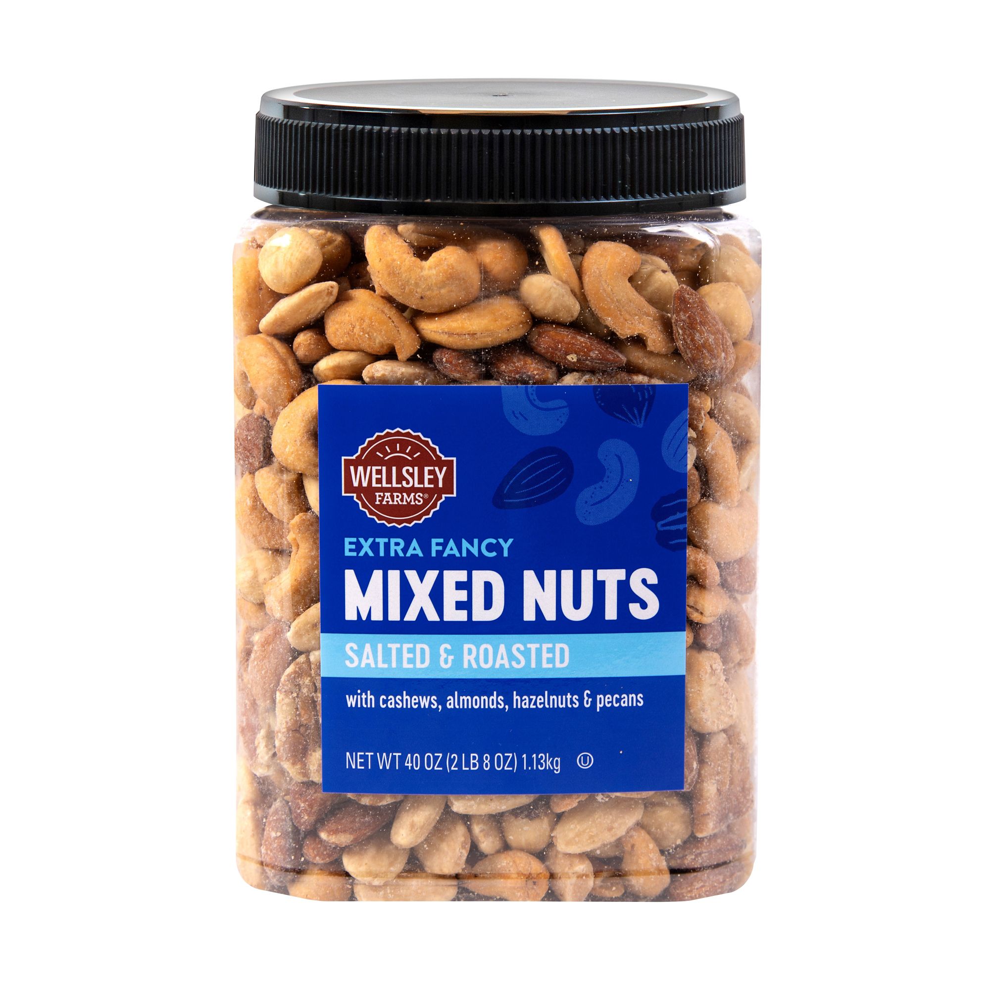 Wellsley Farms Extra Fancy Salted Mixed Nuts, 40 oz.