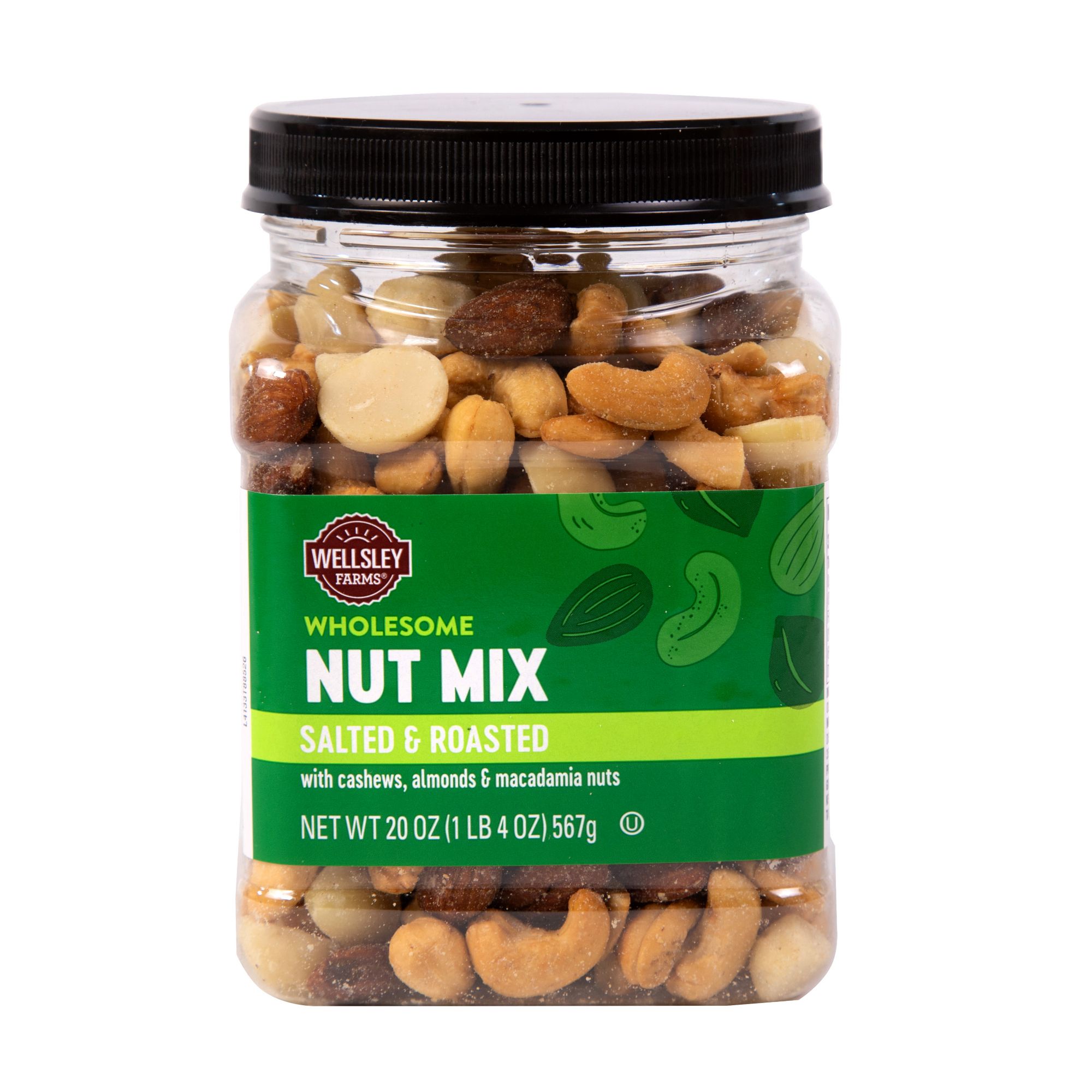 Wellsley Farms Wholesome Nut Mix with Sea Salt, 20 oz.