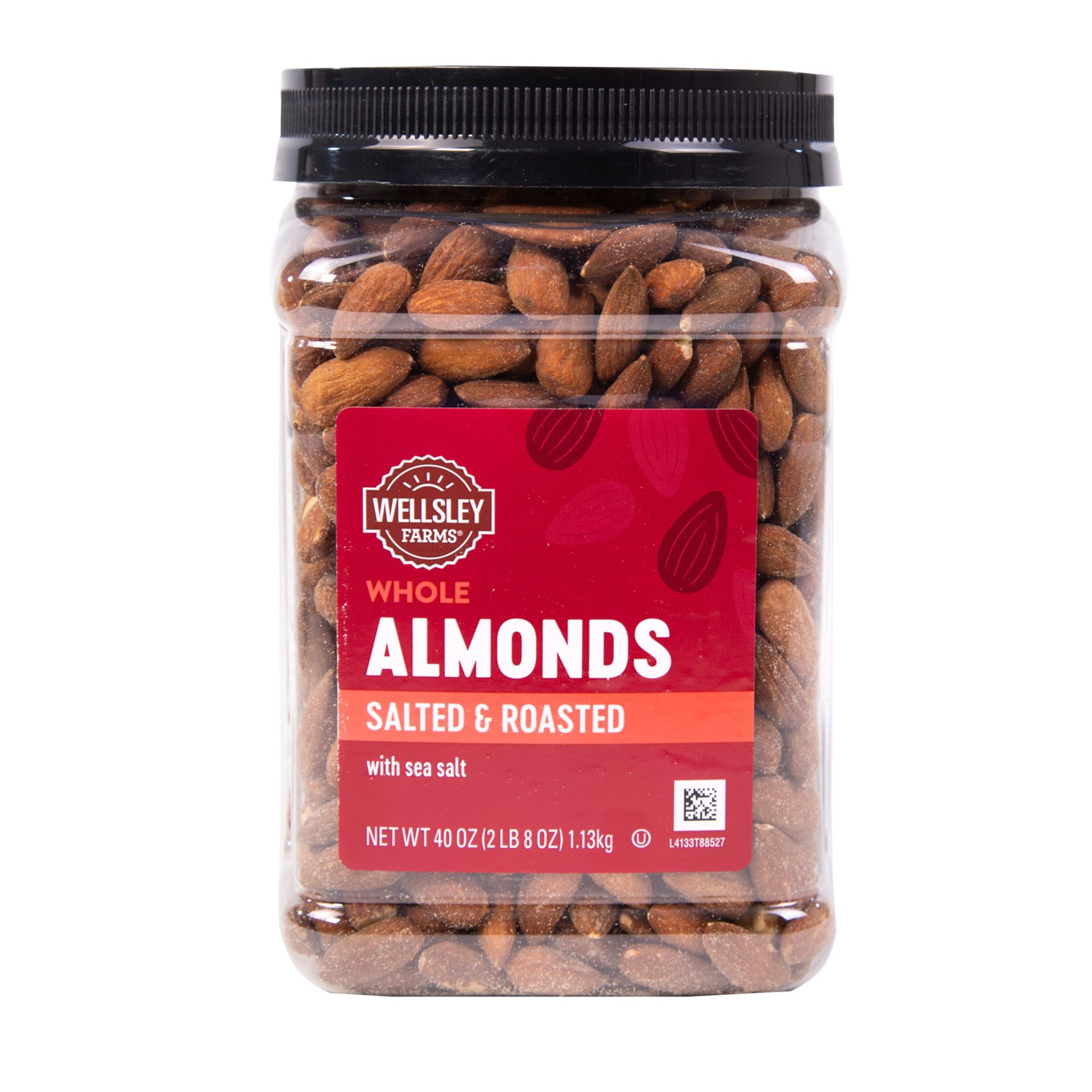 Wellsley Farms Oil Roasted & Sea Salted Almonds, 40 oz.