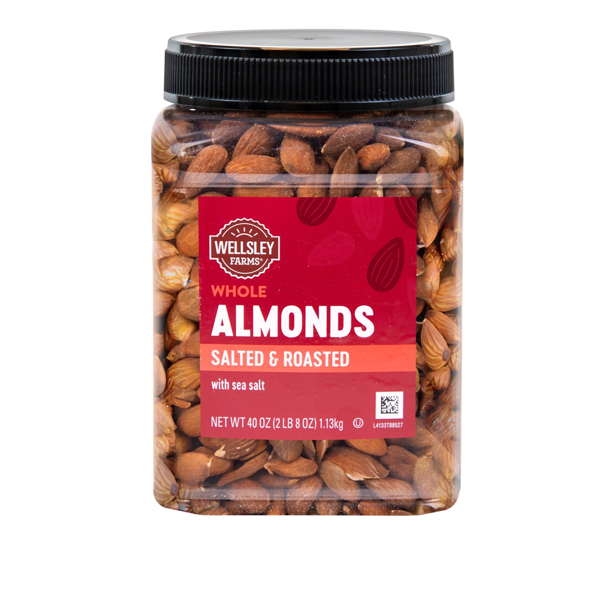 Wellsley Farms Oil Roasted & Sea Salted Almonds, 40 oz.