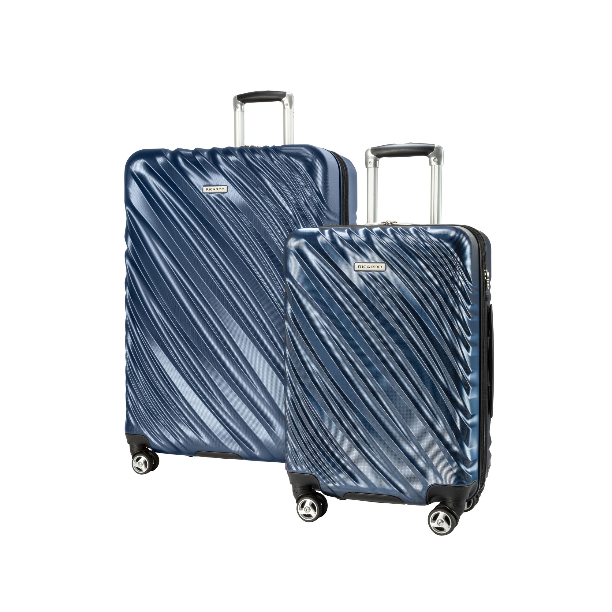 Ricardo Beverly Hills 2 Pc. Hardside Luggage Set Blue BJ s Wholesale Club