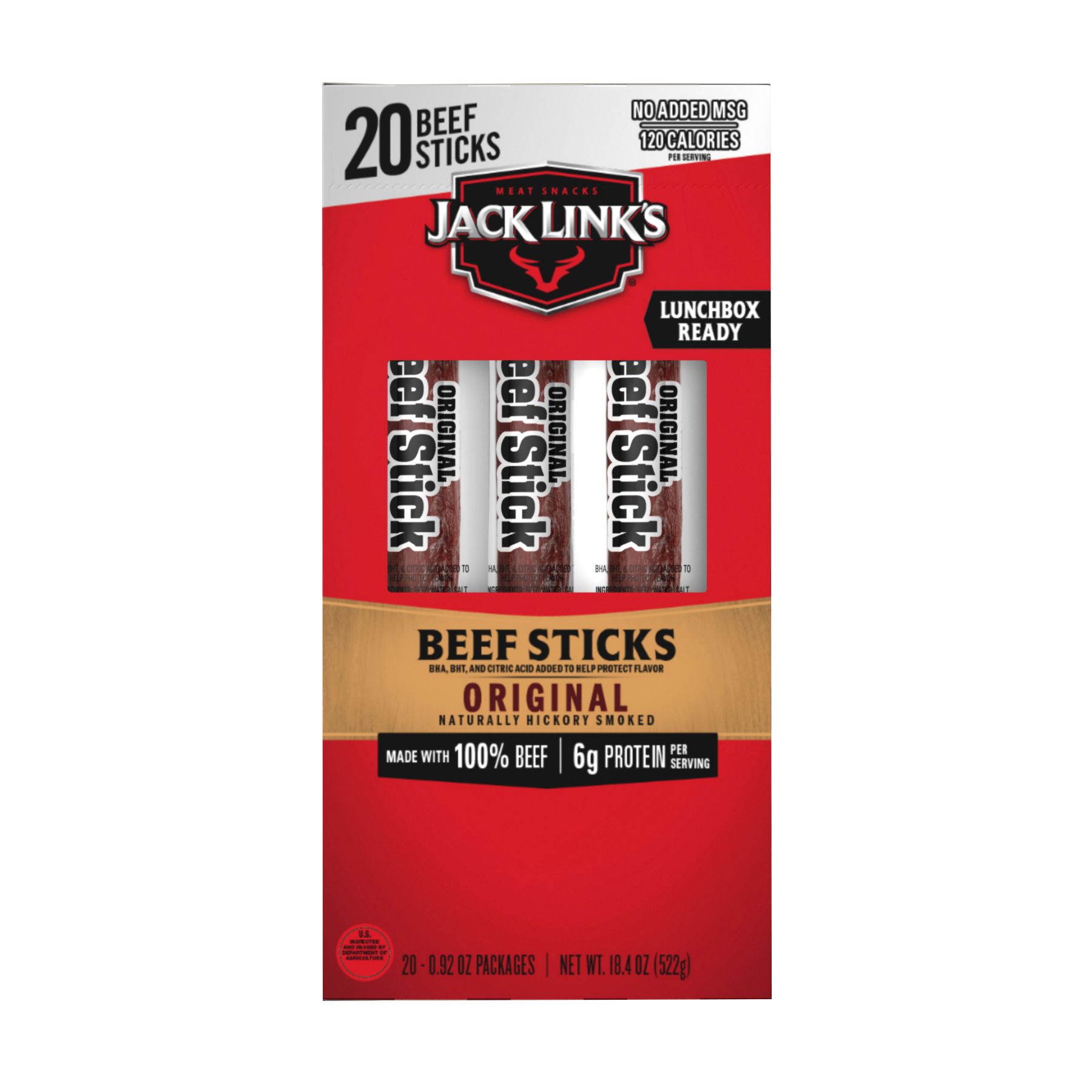 Jack Link's Original Beef Sticks, 20 ct.