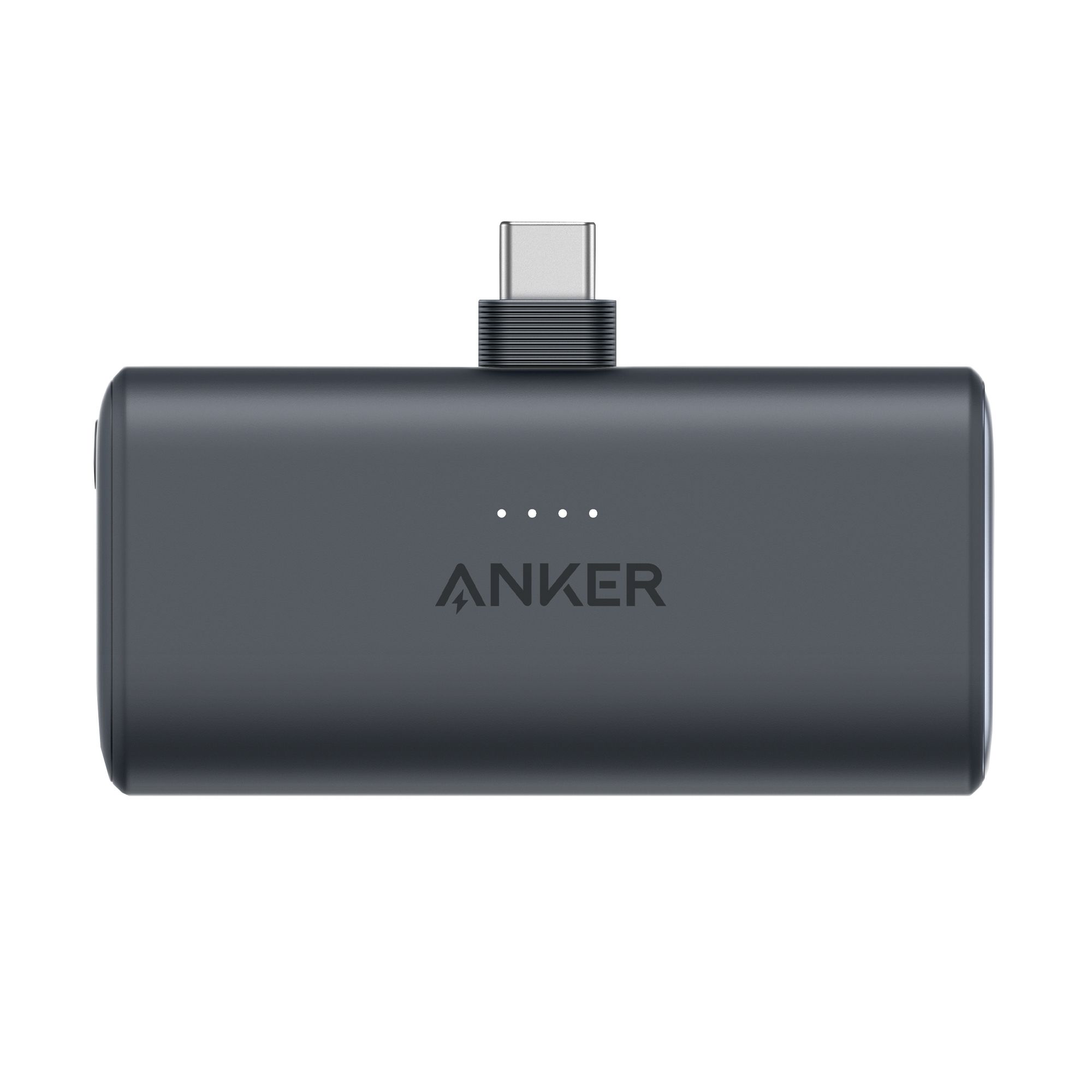 Anker 5,000 mAh Nano Power Bank with Built-in Foldable USB-C Connector, 2 pk. - Black