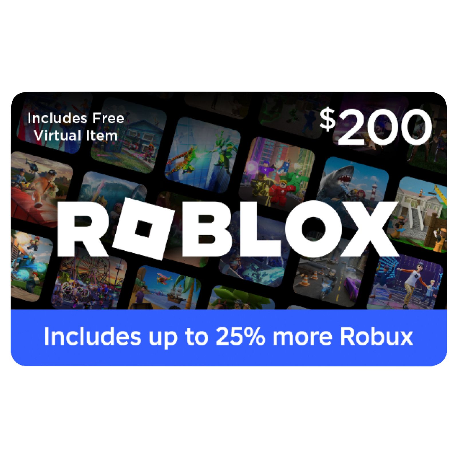 $200 Roblox Digital Gift Card