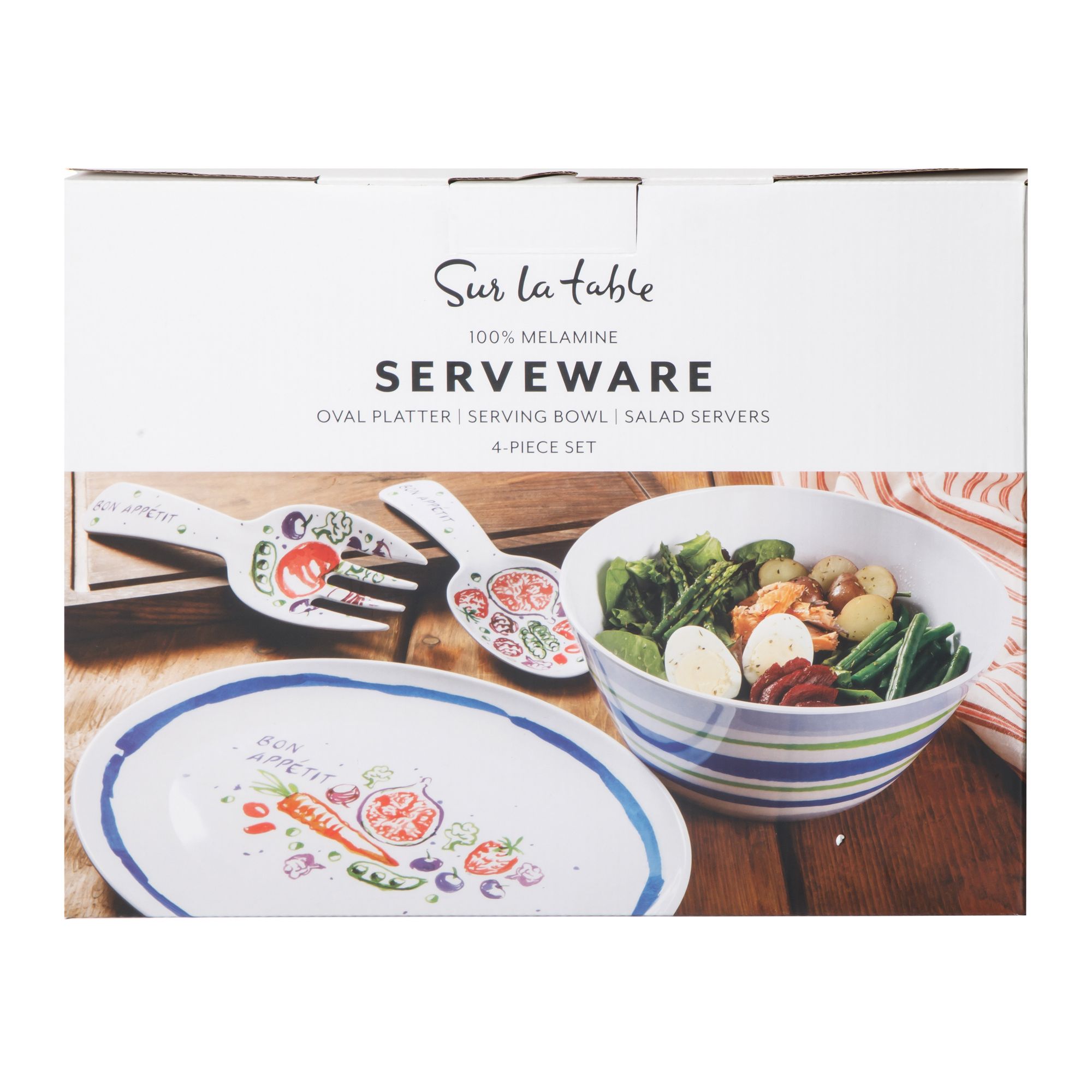 Sur La Table 4-Pc. Melamine Serving Set