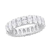 4.2 ct. DEW Moissanite Eternity Ring in Sterling Silver